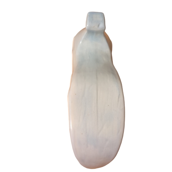 Vintage Porcelain Victorian Shoe Light Blue And White - Picture 6 of 6